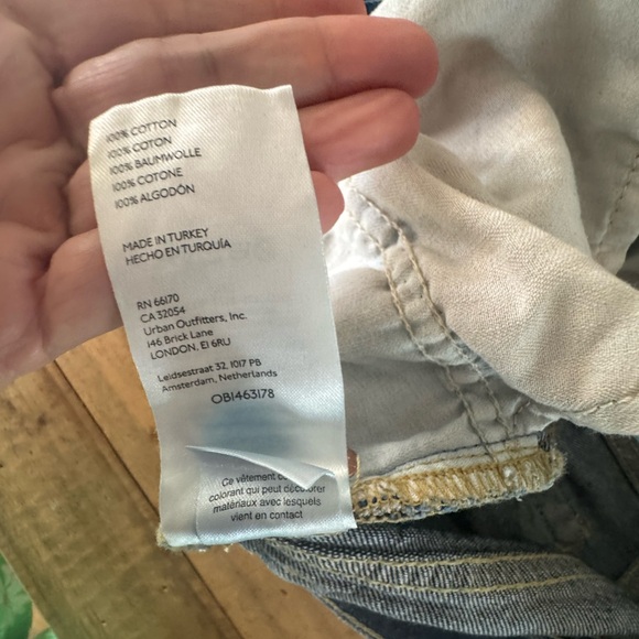 Free People Women's Straight Up Baggy Medium Wash High Rise Jeans #OB1463178 - Picture 11 of 12